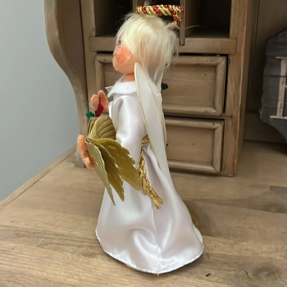 Annalee “Get Your Wings Angel” Holiday Decor Bell 9”